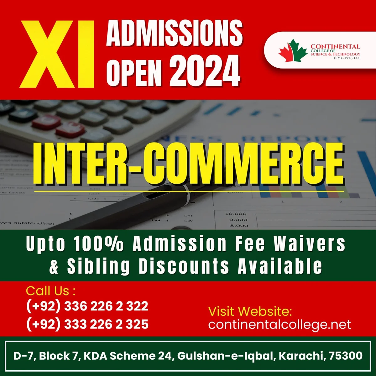 Start Your Business Career with Commerce Field in Continental College of Science and Technology - Continental College
